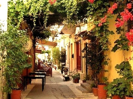 Side Street, Isle of Crete, Greece