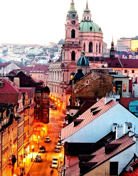 Dusk, Prague, Czech Republic