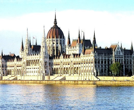 The Parliament building - Budapest, Hungary.