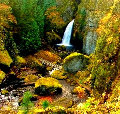 Wahclella Falls, Columbia Gorge, Oregon