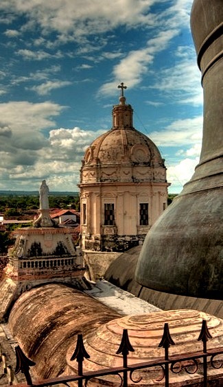 Bell Tower view in Granada, Nicaragua