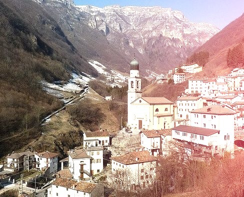 Picturesque village of Giazza, Veneto, Italy