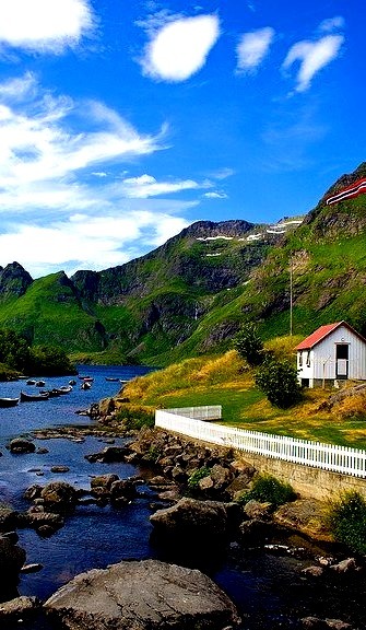 Summer days in Lofoten Islands, Norway
