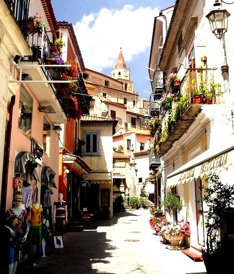 Street view in Maratea, Basilicata, Italy