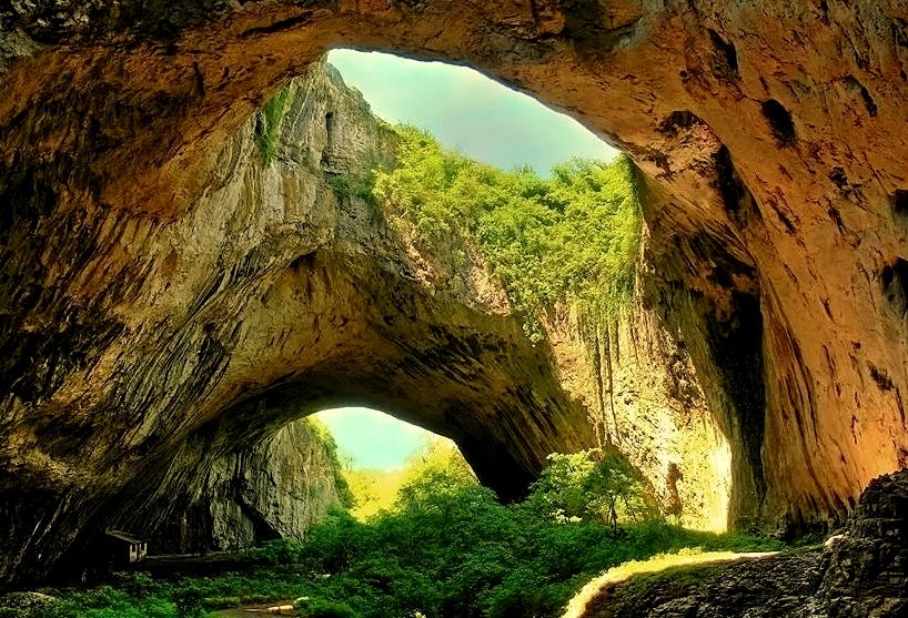 Devetashka cave, used to be a secret military site, near Lovech, Bulgaria.