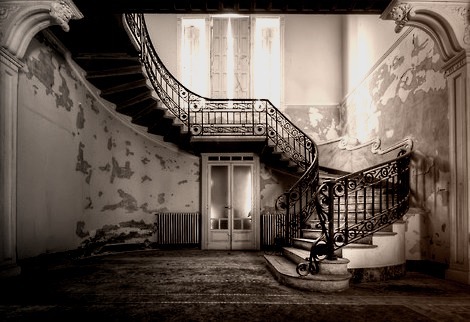 Staircase, Villa Margherita, Italy