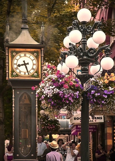 Gastown Steam Clock in Vancouver, Canada
