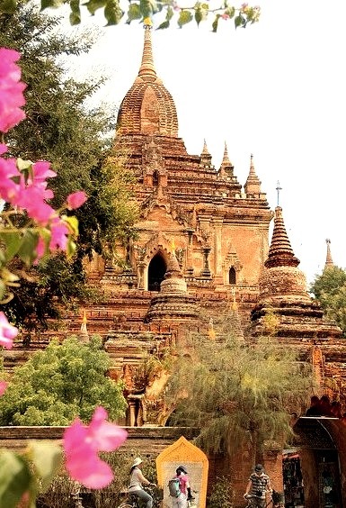 Ancient burmese temple in Bagan, Myanmar