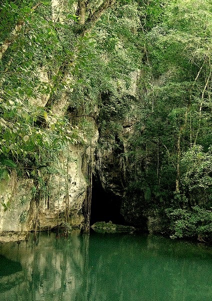 Mayans thought this was the entry to the Underworld, Barton Creek Cave in Belize