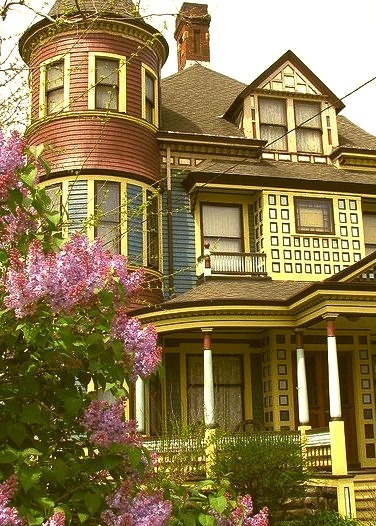 Victorian house in Cleveland, Ohio, USA